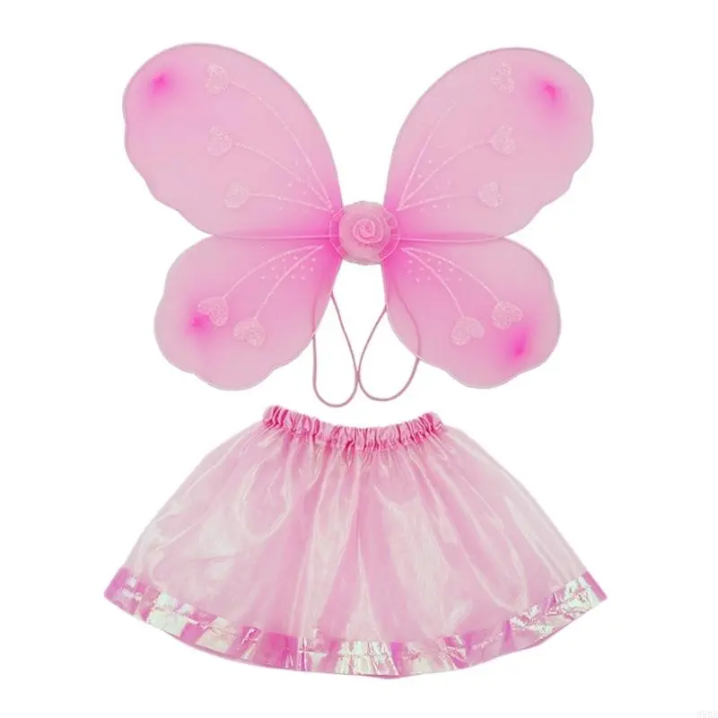 652F Elves Angel Wing Womens Girls Halloween Party Cosplays Costume, Butterfly Wing Stage  Photography Wing