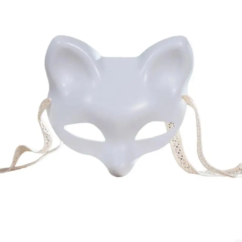 652F Masquerade Half Face Mask Halloween Eye Cover Mouth Cover Masquerade Costume Decoration for Women Men Halloween Dress up