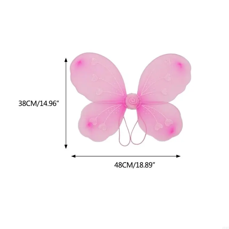 652F Elves Angel Wing Womens Girls Halloween Party Cosplays Costume, Butterfly Wing Stage  Photography Wing