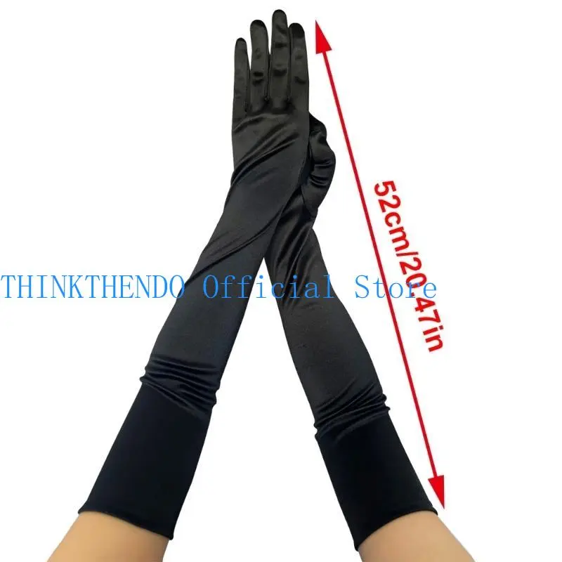 39BB Evening Dinner Gloves for Wedding Proms for Women and Girls 1920s Theme Musical Operas Dancing