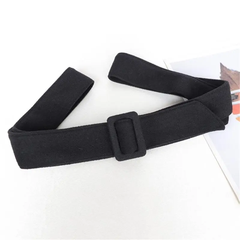 652F Fashion Waist Belt for Outerwear Women Wool Coat Belt Ribbon Sash Belt/Cuff Strap for Trench Coat Clothing Accessories