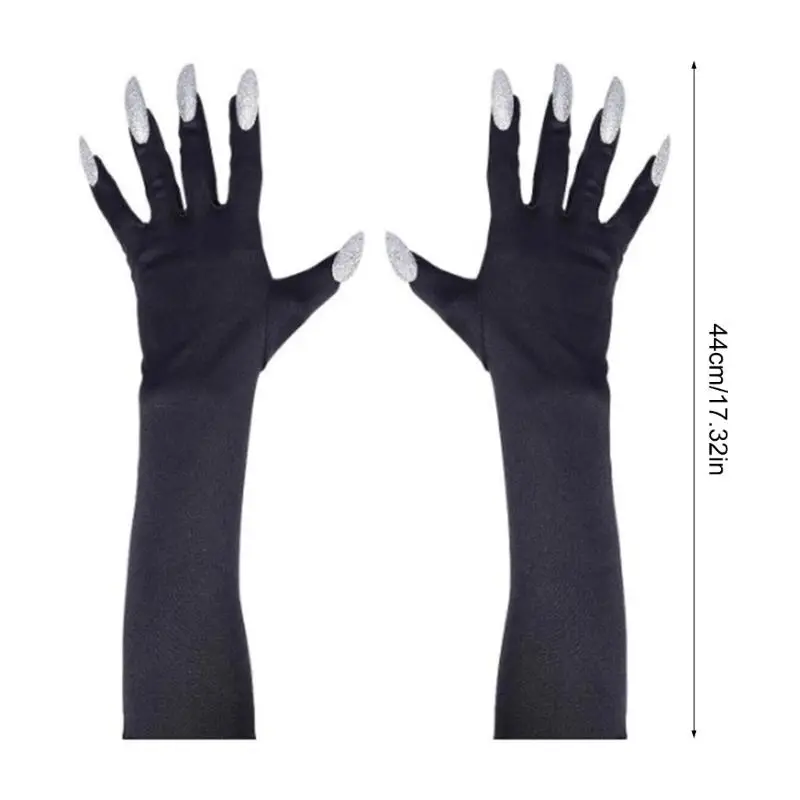 652F 1pair Spooky Animal Paws Mittens Scary Monsters Masked Mittens Long Gloves Cosplay for Male and Women