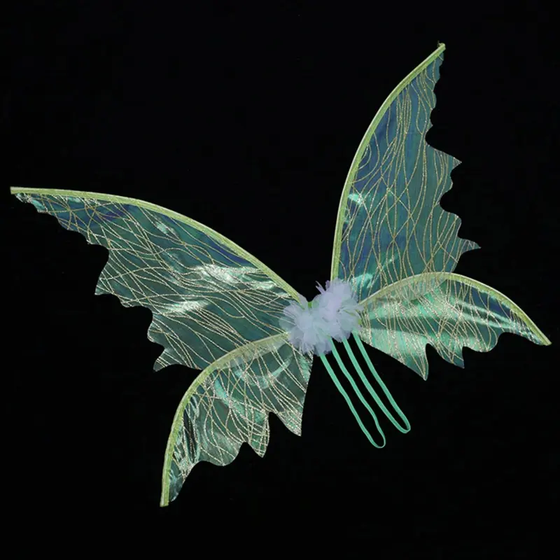 652F Fairy Princess Angel Wings For Women Girls Halloween Party Cosplay Costumes for Butterfly Wings Stage Performance Props