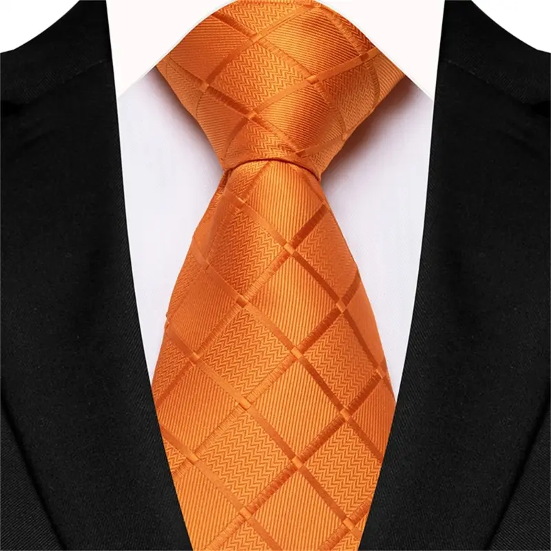 652F Stylish Men's Silk Blend Tie Evening Banquets Necktie Gentleman's Necktie for Professionals and Fashion Men