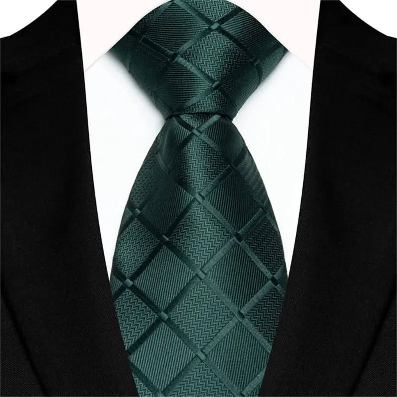 652F Stylish Men's Silk Blend Tie Evening Banquets Necktie Gentleman's Necktie for Professionals and Fashion Men