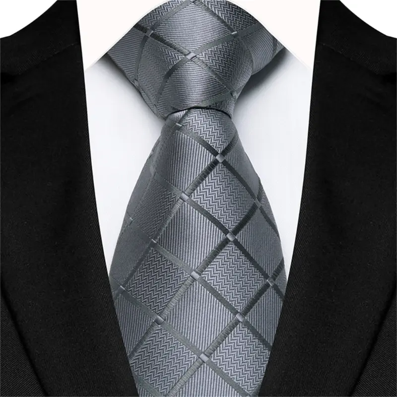 652F Stylish Men's Silk Blend Tie Evening Banquets Necktie Gentleman's Necktie for Professionals and Fashion Men