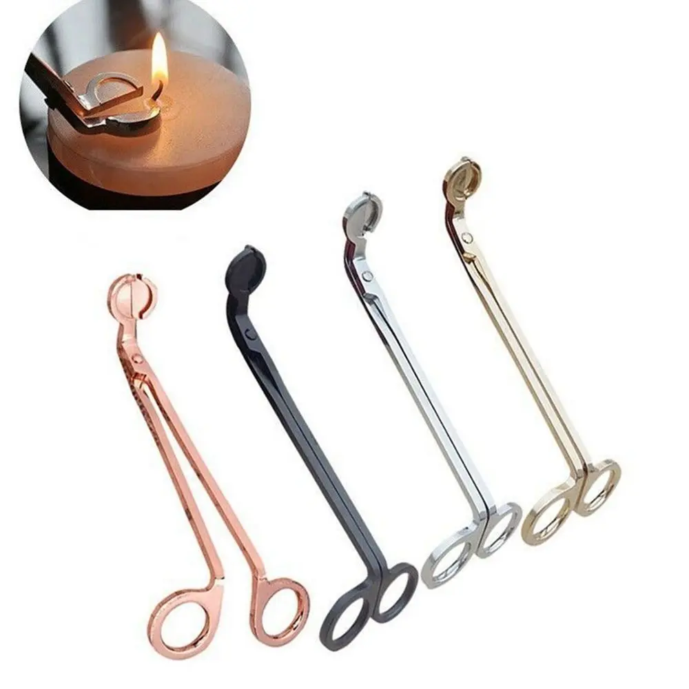 Stainless Steel Hook Clipper Snuffers Tool Candle Accessories Candle Wick Trimmer Candle Wick Scissors Cutter