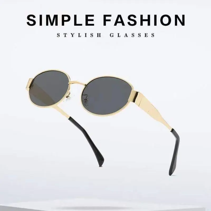 652F Travel Sunglasses for Adult UV400 Sun Glasses Oval Frame Sunglasses for Outdoor Activity UV Protections Eyewears