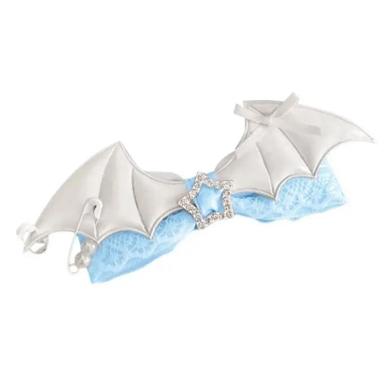 652F Harajuku Hair Clip Halloween Bat Wing Hairpin Side Bangs Clip Hair Barrettes Hair Decors Adult Hair Styling Accessories