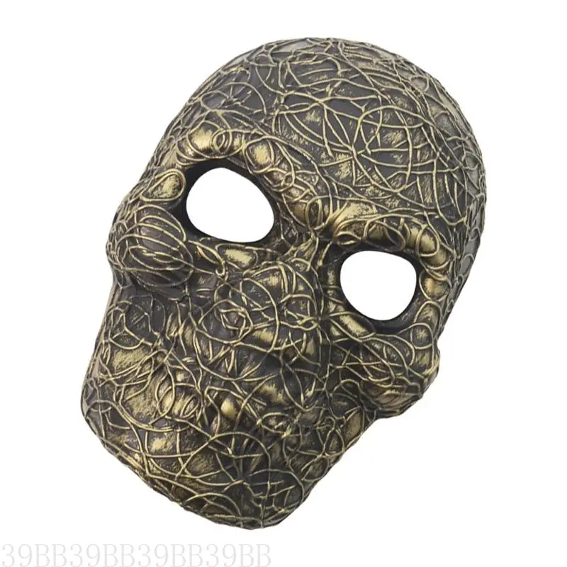 39BB Masquerade Mask Skull Full Face Mask Mardi Gras Mask Cosplay Mask Skeleton Mask