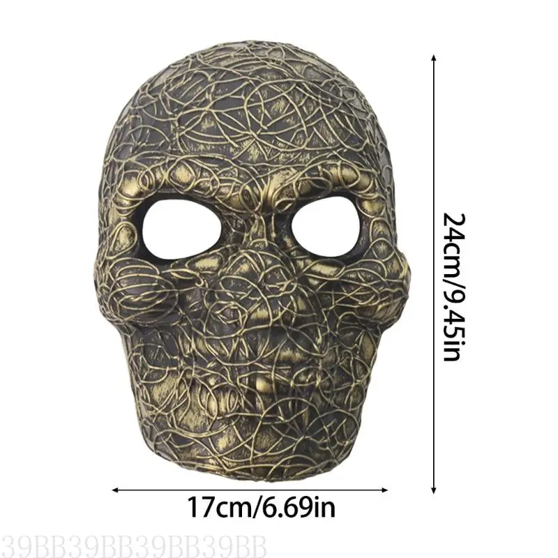 39BB Masquerade Mask Skull Full Face Mask Mardi Gras Mask Cosplay Mask Skeleton Mask