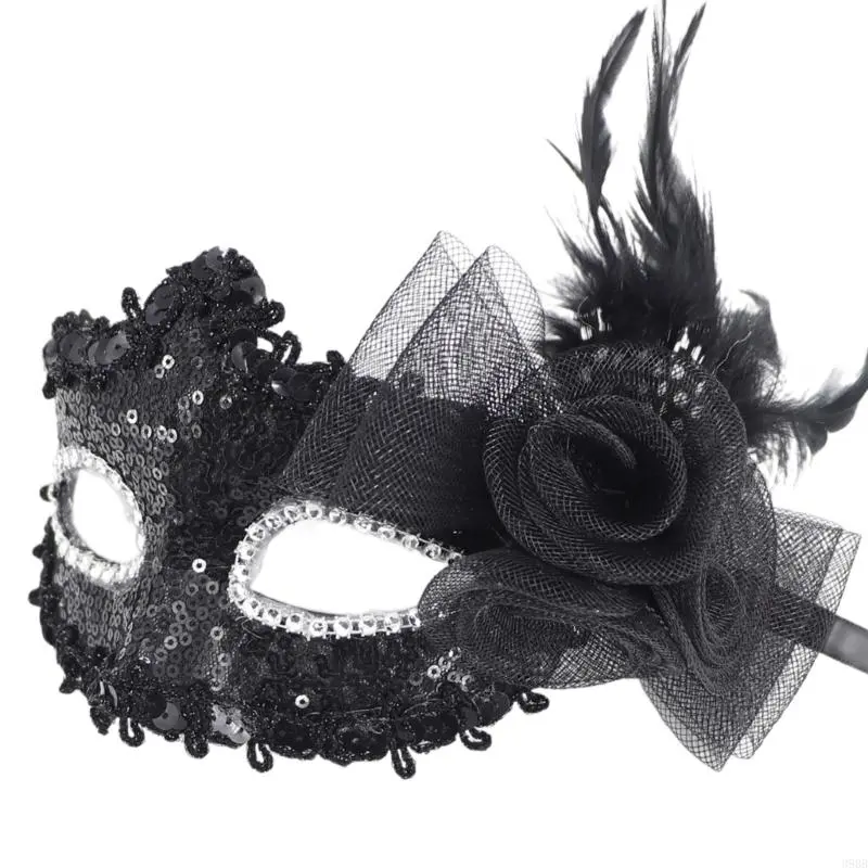 Venetians Mask Eye mask Flower Half Face Mask Eye Mask for Masquerade Proms,Halloween Party,Cosplay,Photo Gift