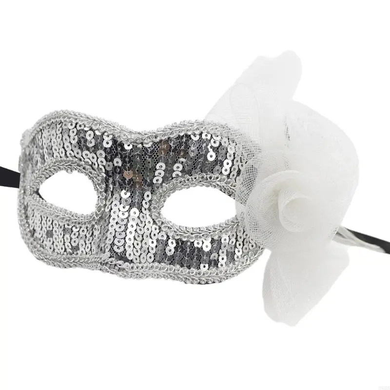 Venetians Mask Eye mask Flower Half Face Mask Eye Mask for Masquerade Proms,Halloween Party,Cosplay,Photo Gift
