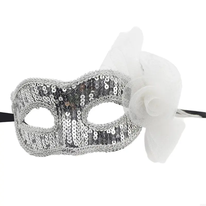 Venetians Mask Eye mask Flower Half Face Mask Eye Mask for Masquerade Proms,Halloween Party,Cosplay,Photo Gift