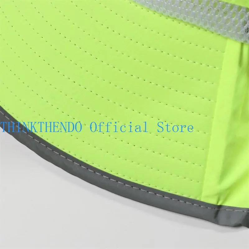 652F Breathable Fisherman Hat Fluorescent Color Sunproof Hat For Beach And Camping Adventure Outdoor Activity Fishing Hat