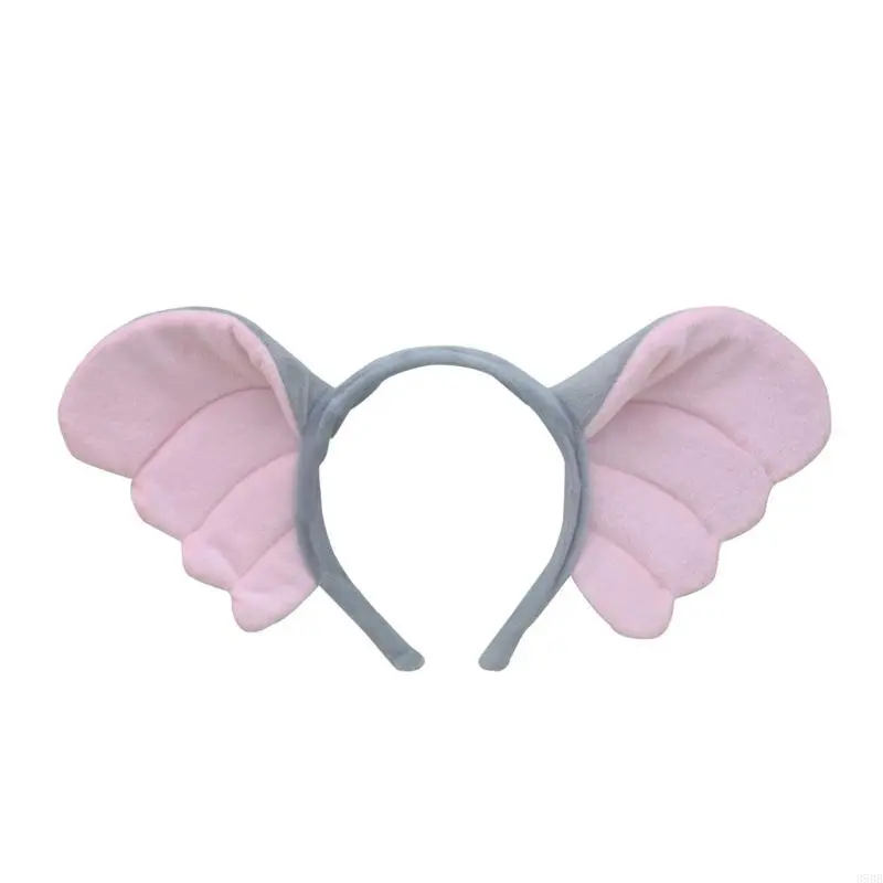 652F Elephant Costume Set Elephant Ear Tail Tie Skirt Animal Fancy Costume Accessories for Kid Halloween Cosplay