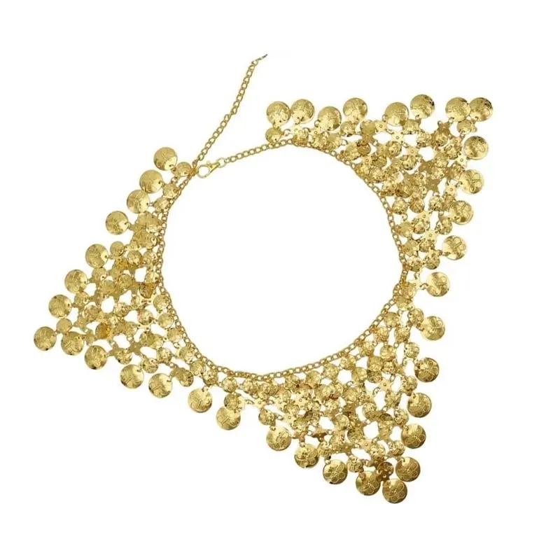 652F Elegant Women Body Chain Party Club Wear Waistband Adjustable Length Body Chain for Party Club and Halloween Outfits