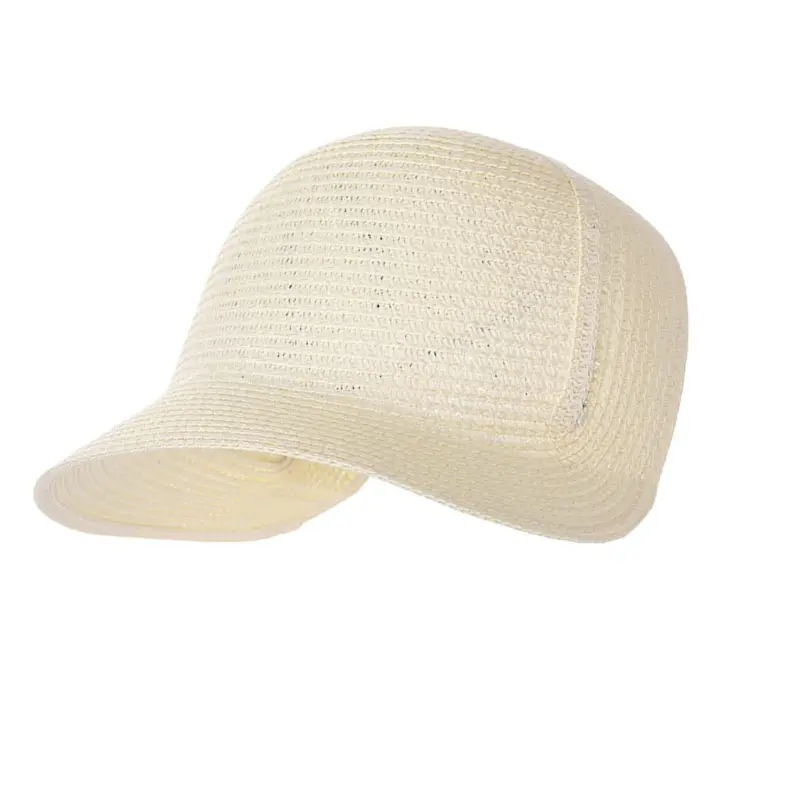 652F Handmade Bonnet Hat Base With Adjustable Strap Woven Sunproof Straw Hat For Garden Parties Stage Performances Headwear