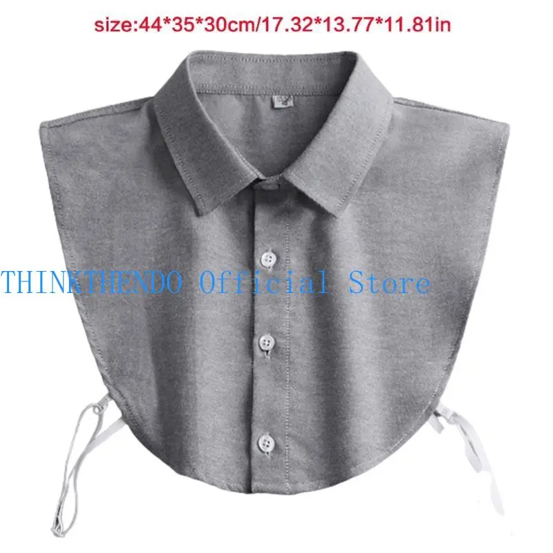 39BB Simple Triangle Decorative Collar Woman Sweater Dress Clothes Sewing Collar DIY Triangle False Collar