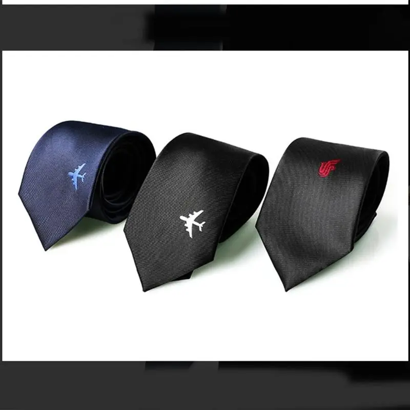 652F Elegant Polyester Tie for Men Women and Children Adjustable Pre Tied Necktie Neckwear for Office Wear and Interviews