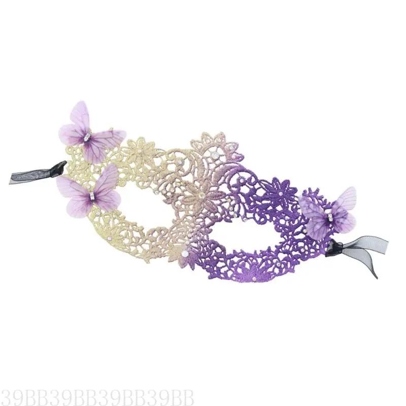 39BB Lace Masquerade Mask Venetians Mask Half Face Mask Party Mask Cosplay Mask Women Mardi Gras Mask Evening Ball Prom Mask