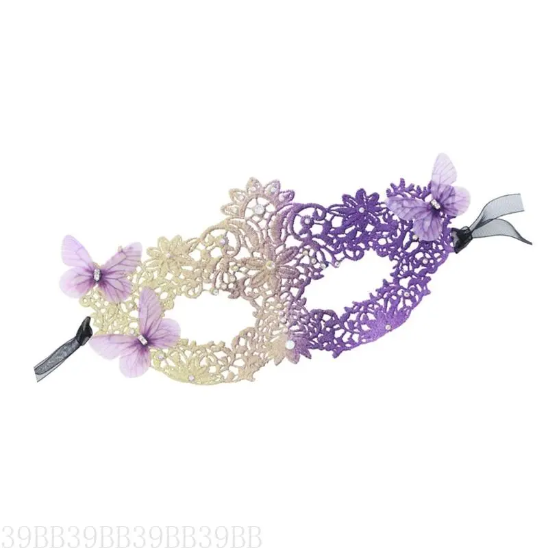 39BB Lace Masquerade Mask Venetians Mask Half Face Mask Party Mask Cosplay Mask Women Mardi Gras Mask Evening Ball Prom Mask