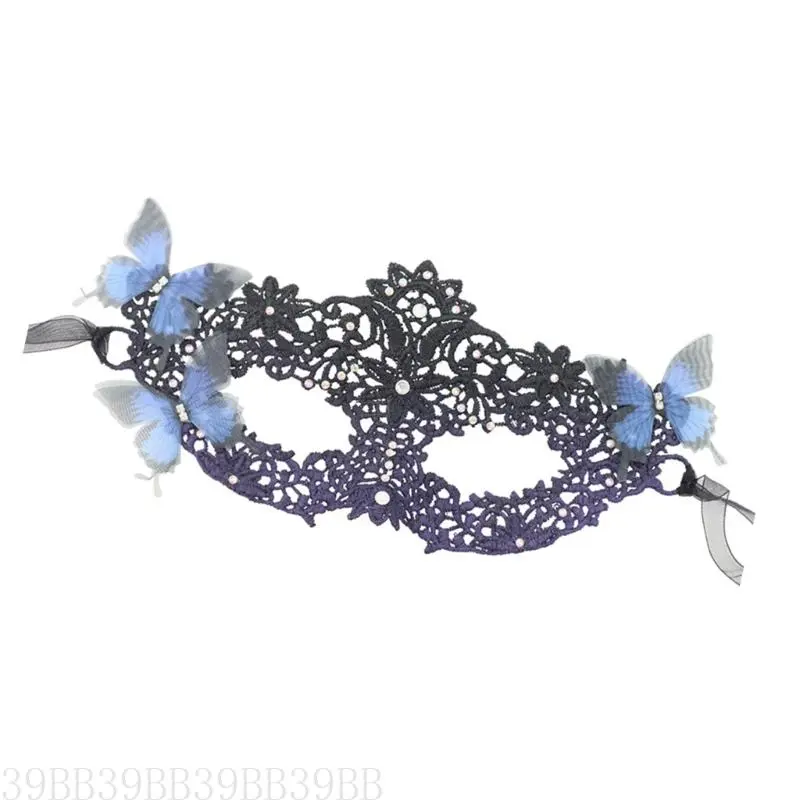 39BB Lace Masquerade Mask Venetians Mask Half Face Mask Party Mask Cosplay Mask Women Mardi Gras Mask Evening Ball Prom Mask