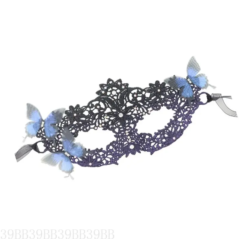 39BB Lace Masquerade Mask Venetians Mask Half Face Mask Party Mask Cosplay Mask Women Mardi Gras Mask Evening Ball Prom Mask
