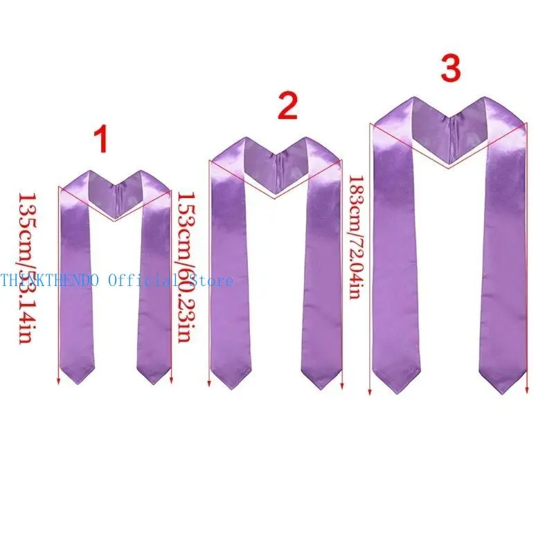 652F School Graduation Sash Stole Photo Props for Valedictorian Students Valedictorian Class of 2025 Graduate