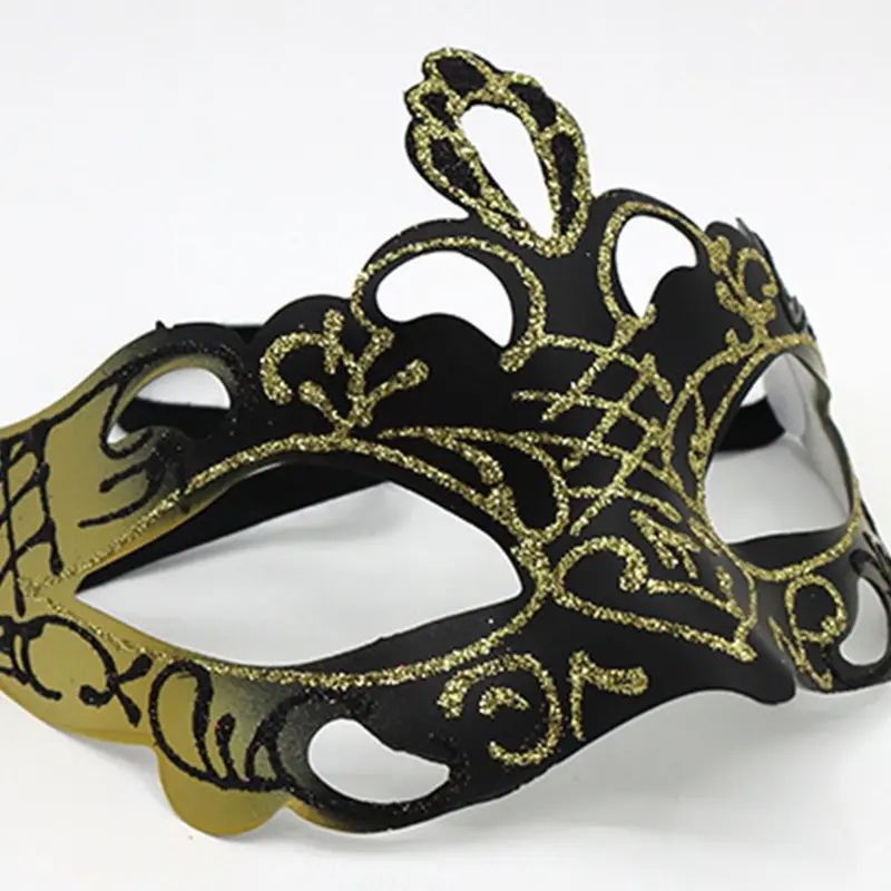 652F Couple Masquerade Mask for Women Men Halloween Half Face Mask Masquerade Eye Mask for Masquerade Halloween Wedding Prom
