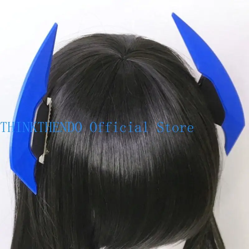 652F 2PCS Acrylic Wing Hair Clip Side Hairpin for Women Girl Hair Styling Accessories Clip Halloween Party Props Headwear