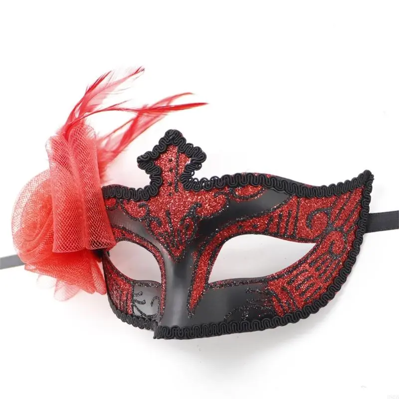 652F Masquerade Mask Mardi Gras Mask Halloween Cosplay Mask Venetians Mask Half Face Mask Party Mask Mask for Proms