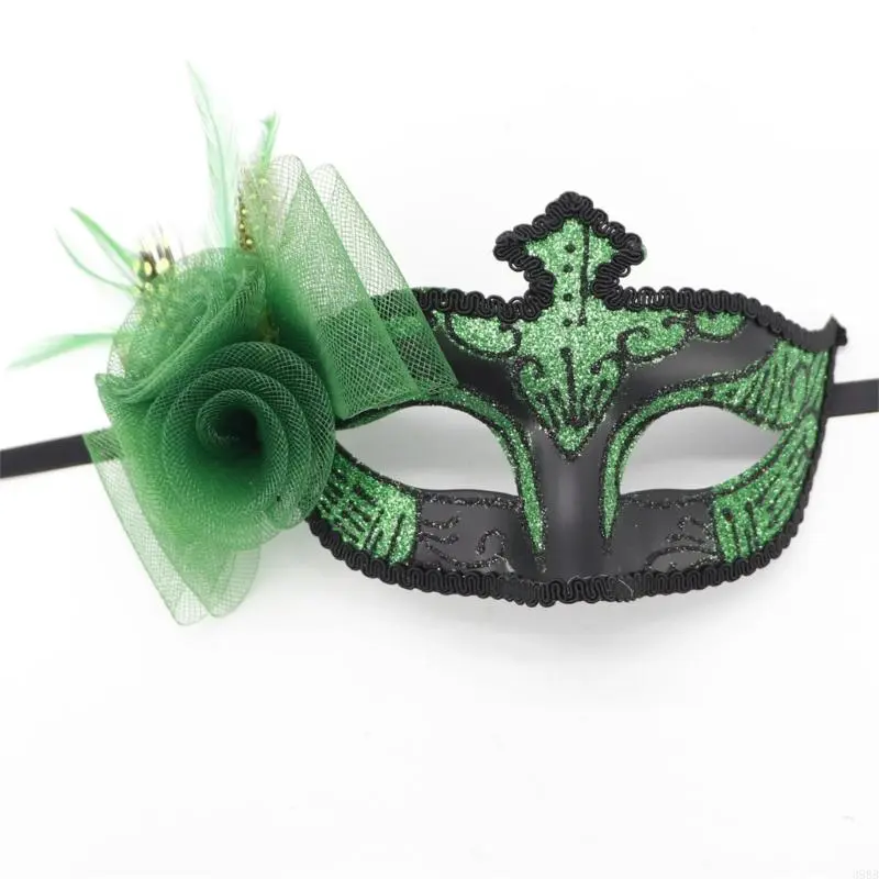 652F Masquerade Mask Mardi Gras Mask Halloween Cosplay Mask Venetians Mask Half Face Mask Party Mask Mask for Proms