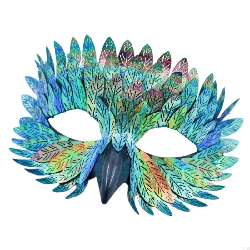 652F Mask Masquerade Mask Halloween Mask Half Face Mask Role Playing Mask Carnivals Mask Bird Beak Mask