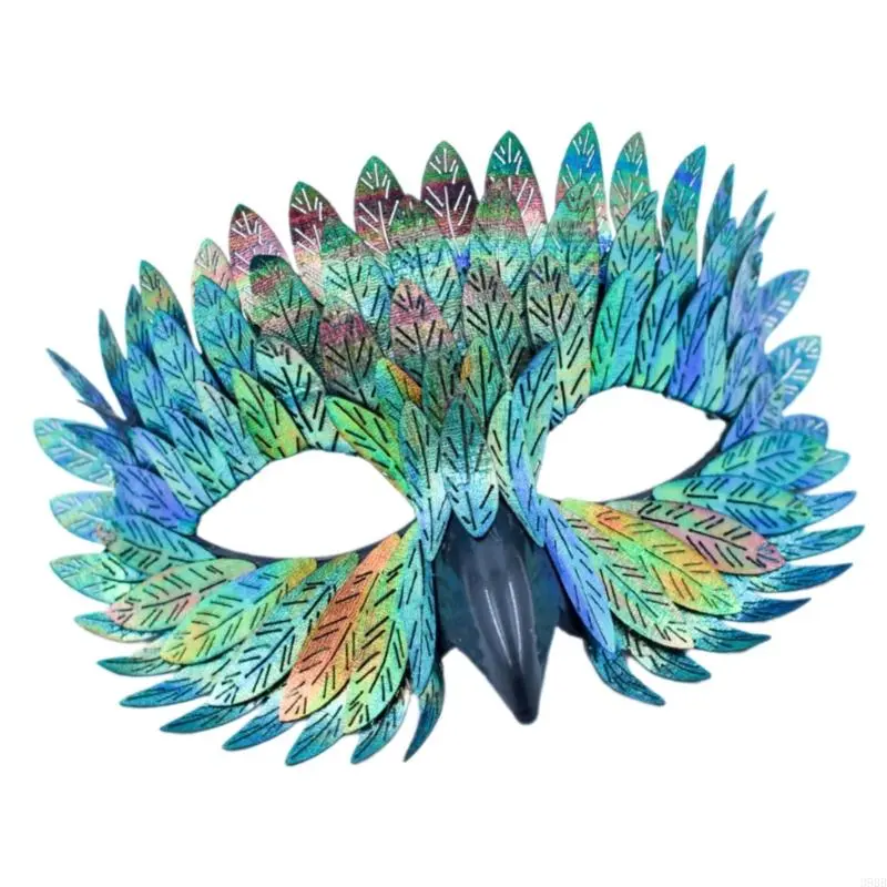 652F Mask Masquerade Mask Halloween Mask Half Face Mask Role Playing Mask Carnivals Mask Bird Beak Mask