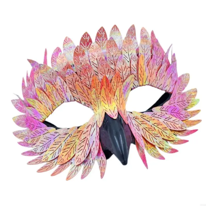 652F Mask Masquerade Mask Halloween Mask Half Face Mask Role Playing Mask Carnivals Mask Bird Beak Mask