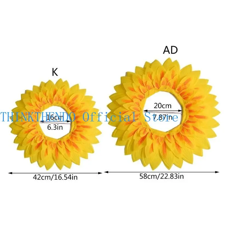 39BB Kids Lovely Hat Adult Flower Headgear Family Gathering Photo Headgear