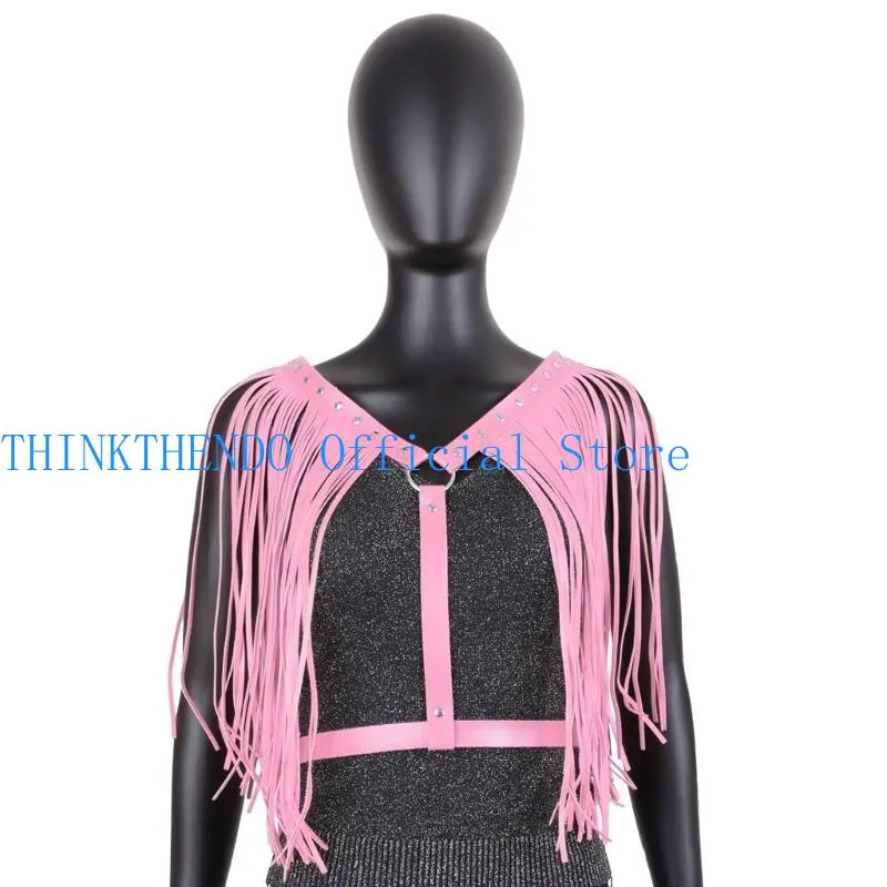 39BB Harness Waist Belt Waist Strap Chain for Casual Costume Belt for Jeans Dress
