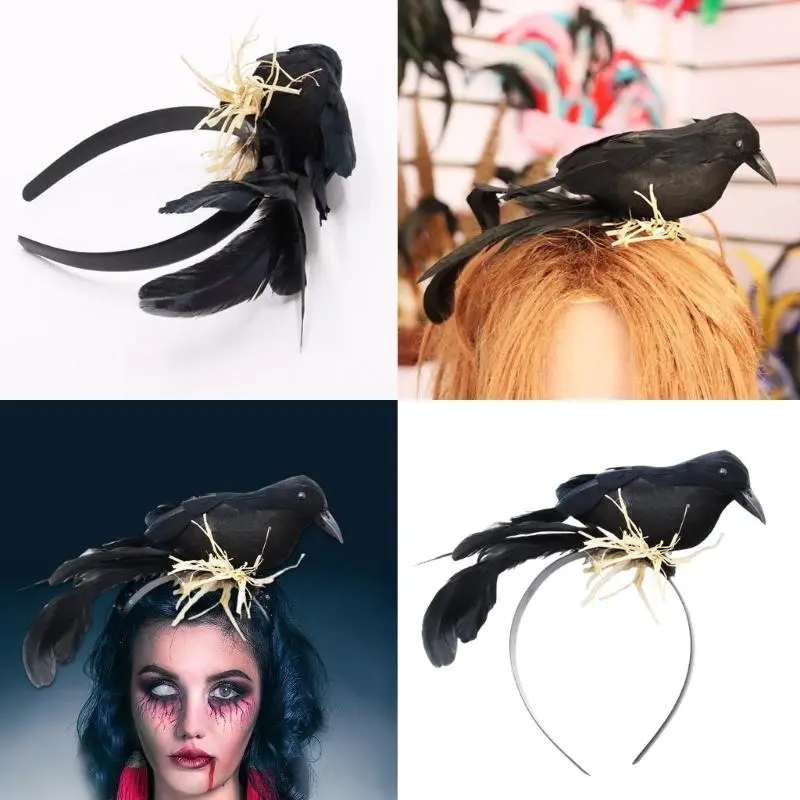 652F Fashion Personality Headwear Novelty Masquerades Hair Hoop Comfortable Headbands for Themed Event