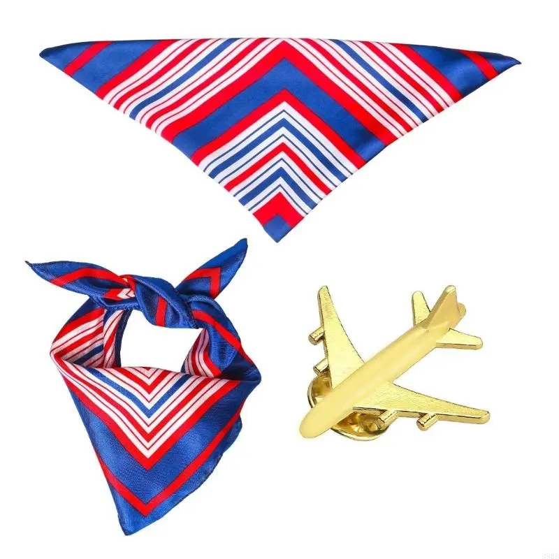 Captain Costume Dress Up Accessory Aviator-Sunglasses Stewardess Cosplay Costume Accessories Stewardess Hat