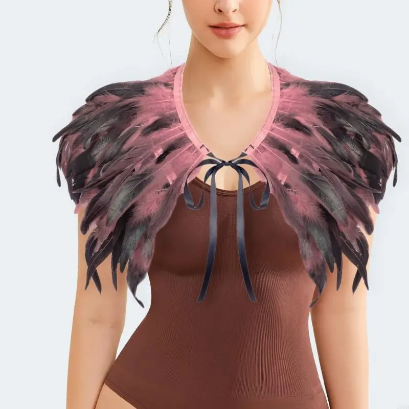 652F Elegant Shawl for Women Photography Perfect for 1920s Shrug Halloween Cosplay and Evening Dresses