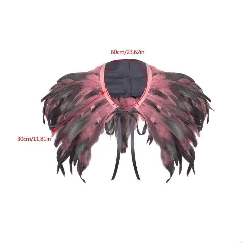 652F Elegant Shawl for Women Photography Perfect for 1920s Shrug Halloween Cosplay and Evening Dresses