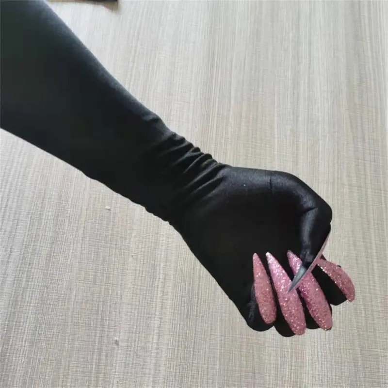 652F Frightening  Claw Gloves Funny Cosplay Party Wolf Long Nails Witches Fingernails Claw Gloves Dress Up