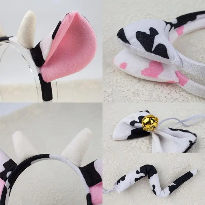 39BB Fun Cow Horns Headband Hair Band Adds Personality To Any Party Or Celebration