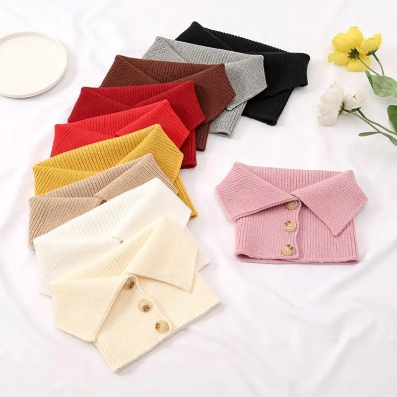 39BB Decorative Scarfs Neck Warmer Scarf Neck Warmer Scarf Turtleneck Collar Scarf