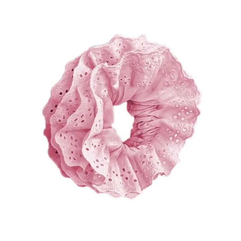 39BB Aesthetic Hair Scrunchies Women Elastic Lace Hair Ties Wedding Party Headwear