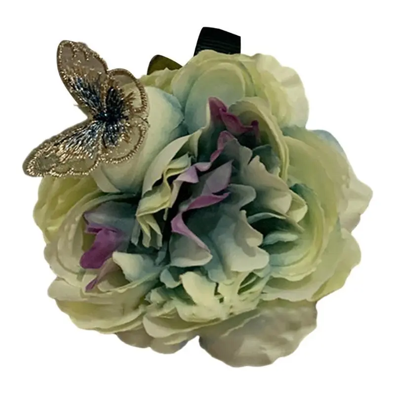 39BB Hairpin Flower Butterfly Hair Clip Butterfly Elegant 2000s-style Butterfly Bunches Headwear Sweet Cottagecore