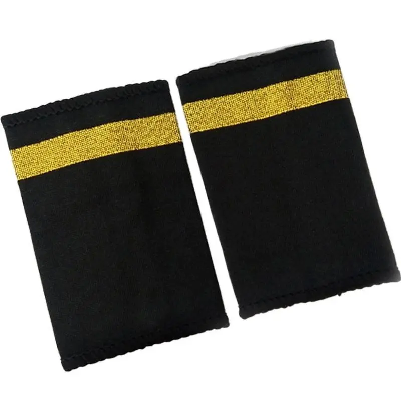 39BB Professional Uniform Epaulets Shoulder Boards Nondeform Captain Uniform Epaulets for Aviation Costume