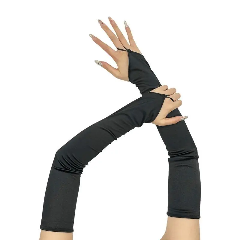 39BB Evening Dress Gloves for Women Lady Fingerless Gloves Proms Gloves Women Gloves 1920s Women Gloves