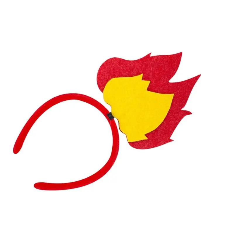 39BB Flame Hairband Roleplay Accessory Headwear for Costume Parties Event